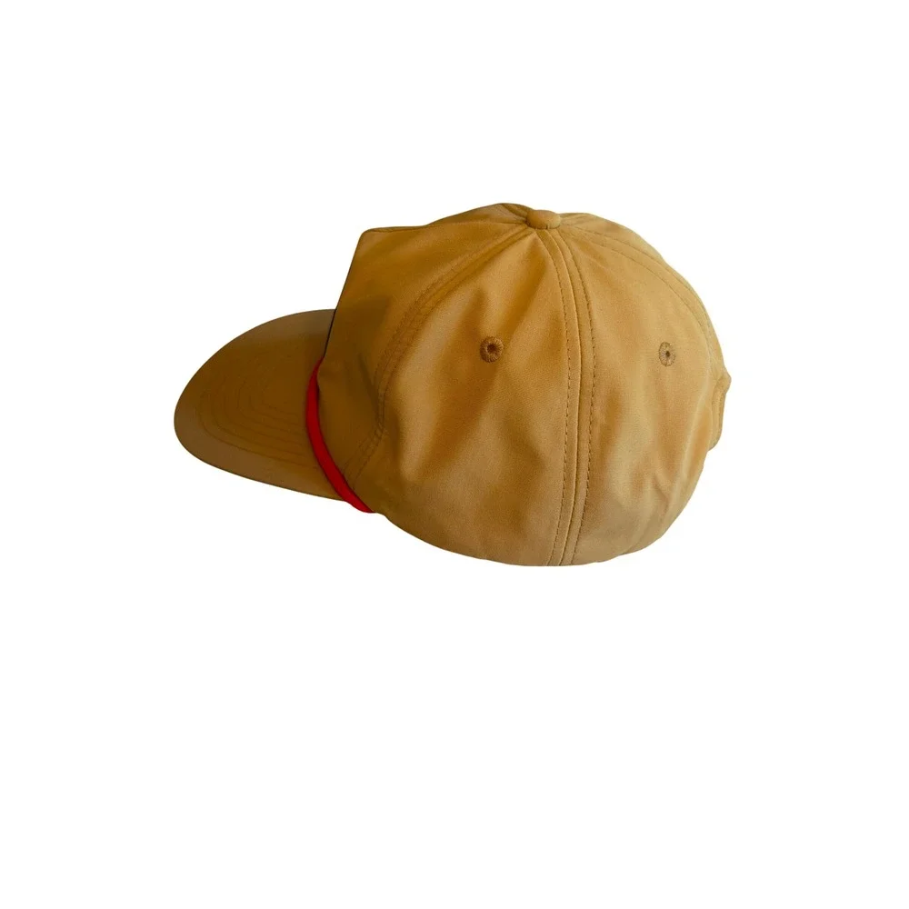 Maker's Mark Hat Tan S IV Bourbon Whisky Rope Snapback Recycled Trucker Cap